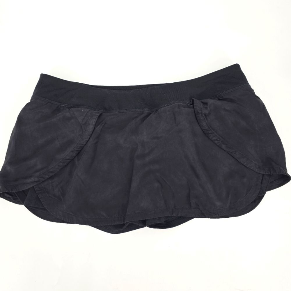 Athleta Black Skort Flowy Flare Size Large